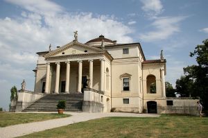 Villa Rotonda deur Andrea Palladio, voltooi 1580s